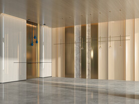 现代极简 轻奢客厅 空场景