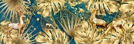 轻奢叶子装饰画
