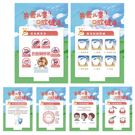 口腔医院儿童口腔科普装饰展板