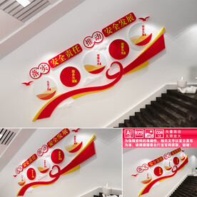 安全生产楼道文化宣传