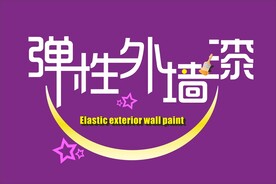 弹性外墙漆艺术涂料包装设计字体