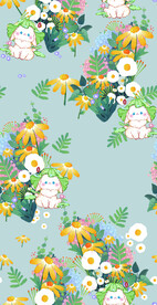 兔子碎花
