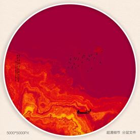 水墨画软膜天花