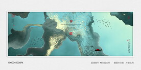 水墨画软膜天花