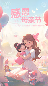 母亲节海报