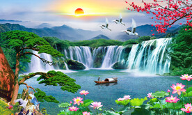 流水生财 富水长流