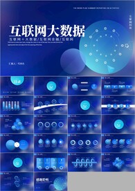 互联网大数据PPT模板