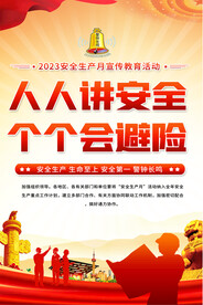 2023安全生产月活动海报