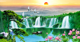 流水生财 富水长流