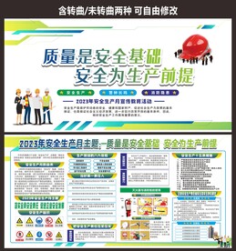 建筑工地安全生产宣传栏