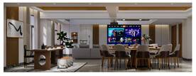 会所餐厅效果图
