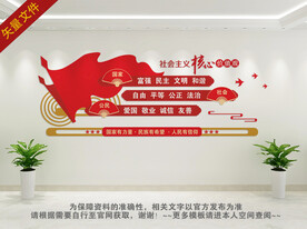 社会主义核心价值观文化墙