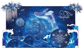 星空婚礼背景