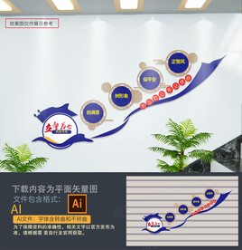 警营楼梯文化墙