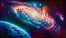 璀璨的宇宙星空 手绘宇宙背景