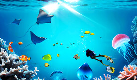 海洋馆儿童乐园主题乐园