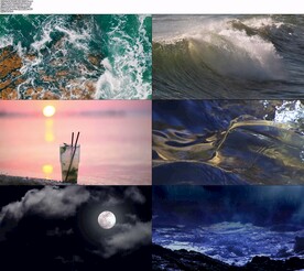 朗诵舒婷《致大海》背景视频