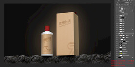酒包效果图样机