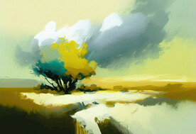 印象派油画 风景