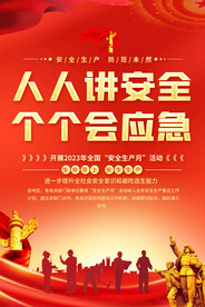 2023安全生产月海报