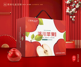 苹果包装 红富士礼盒