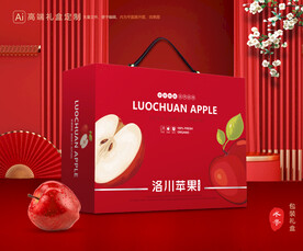 苹果包装 红富士礼盒