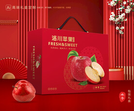 苹果包装 红富士礼盒