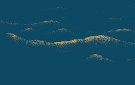 现代轻奢圆点山水背景墙