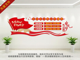 核心价值观展板