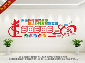 乡村振兴展板