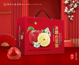 苹果包装 冰糖心礼盒