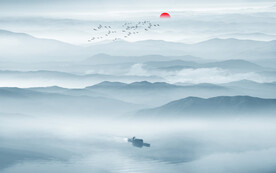 新中式写意水墨画