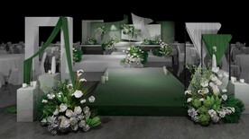 白绿su婚礼仪式区