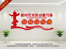 党的治疆方略背景墙