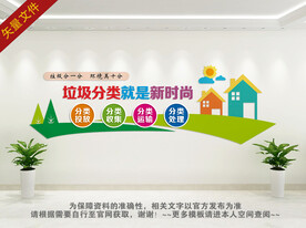 垃圾分类背景墙