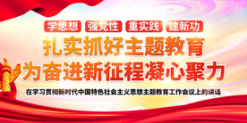 主题教育展板 党建展板