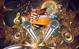 夜店音乐背景装饰