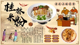 桂林米粉背景墙