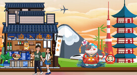 日式面馆背景墙