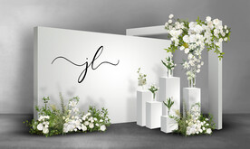 白色婚礼迎宾区