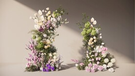 婚礼花艺su模型