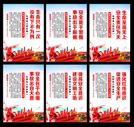 2023安全生产展板