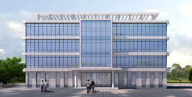 办公楼外观设计案例效果图