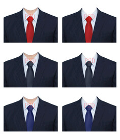 男西装正装证件照衣服素材psd