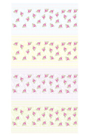 套四陶瓷杯子花纸 欧式小玫瑰花