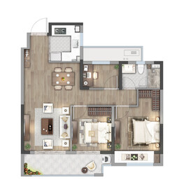 户型图 家配图 洋房图图片