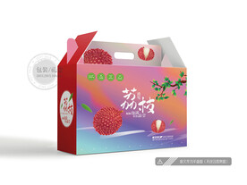 荔枝包装 平面图