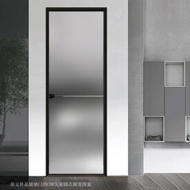 矢量玻璃门渐变圆点图案打印图