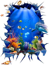 海底世界壁画
