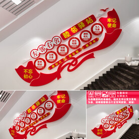 左邻右舍睦邻驿站文化墙